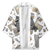 I Require Snacks Raccoon Kimono Cute Bandit Raccoon Chaos with a Knife