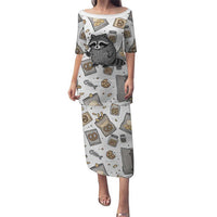 I Require Snacks Raccoon Puletasi Cute Bandit Raccoon Chaos with a Knife
