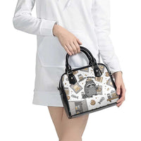 I Require Snacks Raccoon Shoulder Handbag Cute Bandit Raccoon Chaos with a Knife