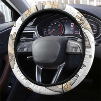 I Require Snacks Raccoon Steering Wheel Cover Cute Bandit Raccoon Chaos with a Knife