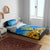 Ukraine Pride Bedding Set Map, Flag & Tryzub with Sunflower Field Patriotic