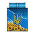 Ukraine Pride Quilt Bed Set Map, Flag & Tryzub with Sunflower Field Patriotic