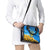 Ukraine Pride Shoulder Handbag Map, Flag & Tryzub with Sunflower Field Patriotic
