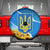 Ukraine Pride Spare Tire Cover Map, Flag & Tryzub with Sunflower Field Patriotic