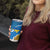 Ukraine Pride Tumbler Cup Map, Flag & Tryzub with Sunflower Field Patriotic