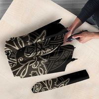Celtic Trinity Knot Raven Emblem Umbrella Intricate Norse Tribal Knotwork Illustration
