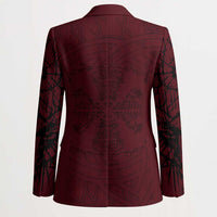 Demonic Skull Sigil Vikings Blazer Dark Gothic Rune Grunge Illustration