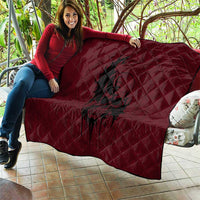 Demonic Skull Sigil Vikings Quilt Dark Gothic Rune Grunge Illustration