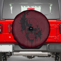 Demonic Skull Sigil Vikings Spare Tire Cover Dark Gothic Rune Grunge Illustration