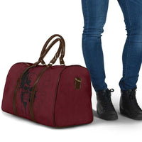 Demonic Skull Sigil Vikings Travel Bag Dark Gothic Rune Grunge Illustration