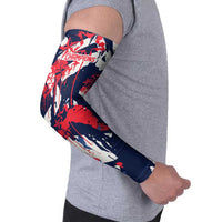 USA Ice Hockey Champions Eagle Arm Sleeves Patriotic Paint Splash Graffiti Art