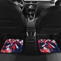 USA Ice Hockey Champions Eagle Car Mats Patriotic Paint Splash Graffiti Art