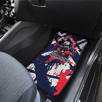 USA Ice Hockey Champions Eagle Car Mats Patriotic Paint Splash Graffiti Art