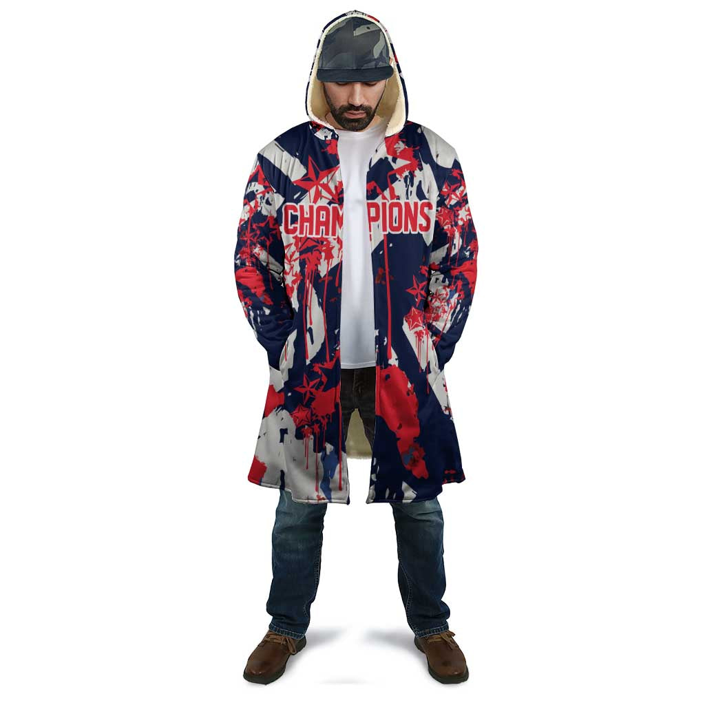 USA Ice Hockey Champions Eagle Cloak Patriotic Paint Splash Graffiti Art