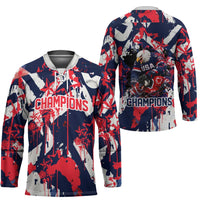 USA Ice Hockey Champions Eagle Hockey Jersey Patriotic Paint Splash Graffiti Art