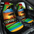 African Sunset Design Car Seat Cover with Flag Map Mount Kilimanjaro and Wildlife Scene