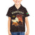 Mauritania Family Matching Summer Maxi Dress and Hawaiian Shirt with Desert Sunset Camel Silhouette and Flag Accents