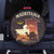 Mauritania Spare Tire Cover with Desert Sunset Camel Silhouette and Flag Accents