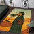 Mauritania Area Rug with Sidi the Sahara Camel Cartoon and Desert Caravan Design