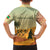Mauritania Family Matching Off Shoulder Short Dress and Hawaiian Shirt with Sidi the Sahara Camel Cartoon and Desert Caravan Design