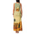 Mauritania Family Matching Tank Maxi Dress and Hawaiian Shirt with Sidi the Sahara Camel Cartoon and Desert Caravan Design