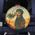 Mauritania Spare Tire Cover with Sidi the Sahara Camel Cartoon and Desert Caravan Design