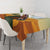 Mauritania Tablecloth with Sidi the Sahara Camel Cartoon and Desert Caravan Design