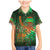 Mauritania Family Matching Mermaid Dress and Hawaiian Shirt with Green Tie Dye Camel and Crescent Moon Flag Design