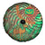 Mauritania Spare Tire Cover with Green Tie Dye Camel and Crescent Moon Flag Design