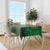 Mauritania Tablecloth with Green Tie Dye Camel and Crescent Moon Flag Design
