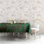 Mauritania Tablecloth with Green Tie Dye Camel and Crescent Moon Flag Design