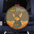 Mauritania Spare Tire Cover with Cute Fennec Fox and Arabic Calligraphy Desert Design