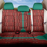 Turkmenistan Traditional Carpet Pattern Back Car Seat Cover with National Flag