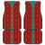 Turkmenistan Traditional Carpet Pattern Car Mats with National Flag
