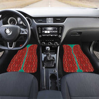 Turkmenistan Traditional Carpet Pattern Car Mats with National Flag