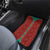 Turkmenistan Traditional Carpet Pattern Car Mats with National Flag