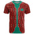 Turkmenistan Traditional Carpet Pattern T Shirt with National Flag