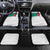 Turkmenistan Flag Car Mats with National Emblem and Carpet Stripe Design