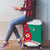 Turkmenistan Flag Luggage Cover with National Emblem and Carpet Stripe Design