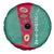 Turkmenistan National Symbols Spare Tire Cover with Crescent Moon, Stars, and Traditional Carpet Pattern Design