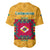 Turkmenistan Traditional Carpet Motif Baseball Jersey with Ethnic Pattern Design