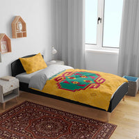 Turkmenistan Traditional Carpet Motif Bedding Set with Ethnic Pattern Design