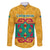 Turkmenistan Traditional Carpet Motif Family Matching Summer Maxi Dress and Hawaiian Shirt with Ethnic Pattern Design
