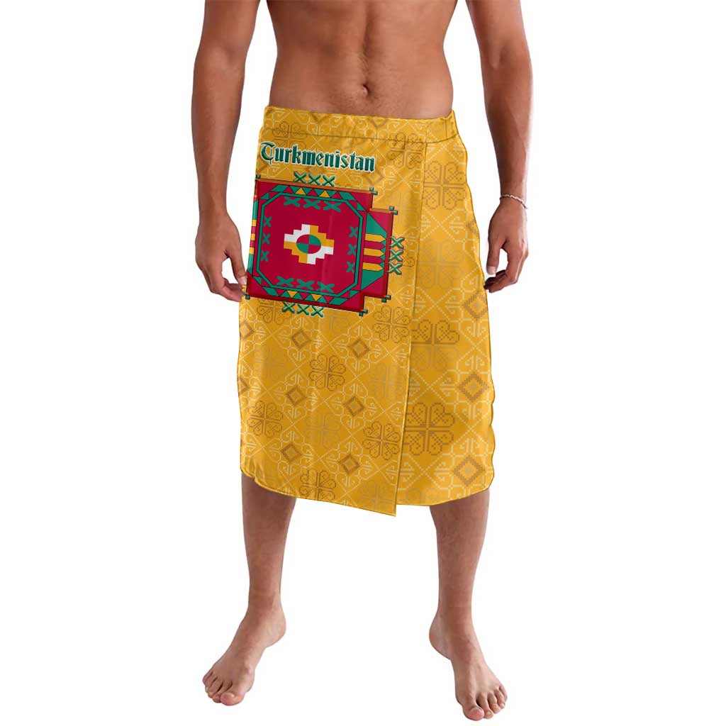 Turkmenistan Traditional Carpet Motif Lavalava with Ethnic Pattern Design