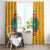 Turkmenistan Traditional Carpet Motif Window Curtain with Ethnic Pattern Design