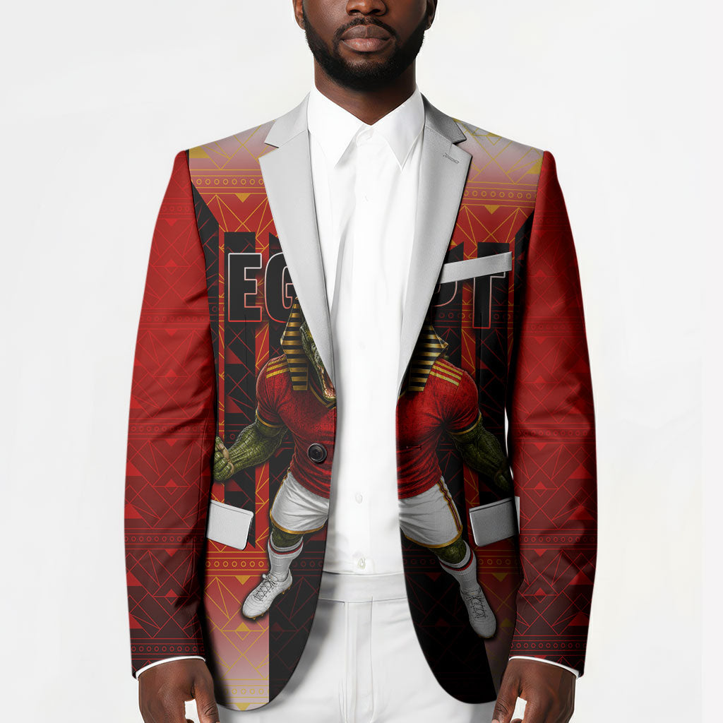 Personalized Egypt Soccer Sobek Crocodile Mascot Blazer Pharaoh Mascot Egyptian Hieroglyphic