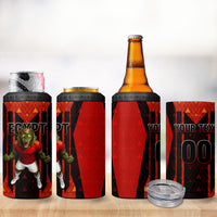 Personalized Egypt Soccer Sobek Crocodile Mascot 4 in 1 Can Cooler Tumbler Pharaoh Mascot Egyptian Hieroglyphic