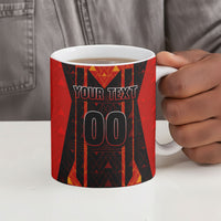Personalized Egypt Soccer Sobek Crocodile Mascot Ceramic Mug Pharaoh Mascot Egyptian Hieroglyphic