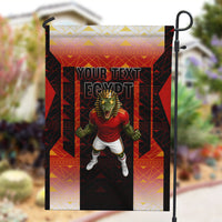 Personalized Egypt Soccer Sobek Crocodile Mascot Garden Flag Pharaoh Mascot Egyptian Hieroglyphic