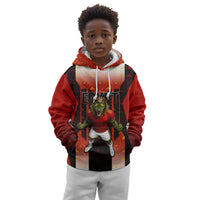 Personalized Egypt Soccer Sobek Crocodile Mascot Kid Hoodie Pharaoh Mascot Egyptian Hieroglyphic